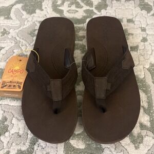 Cobian Lazo Brown Size 9 Mens Flip Flop Sandals